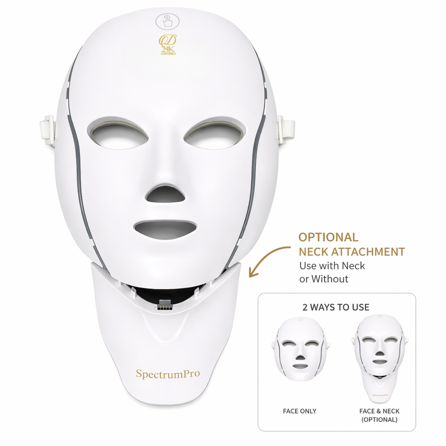 Advanced LED + Microcurrent Technology for Face & Neck