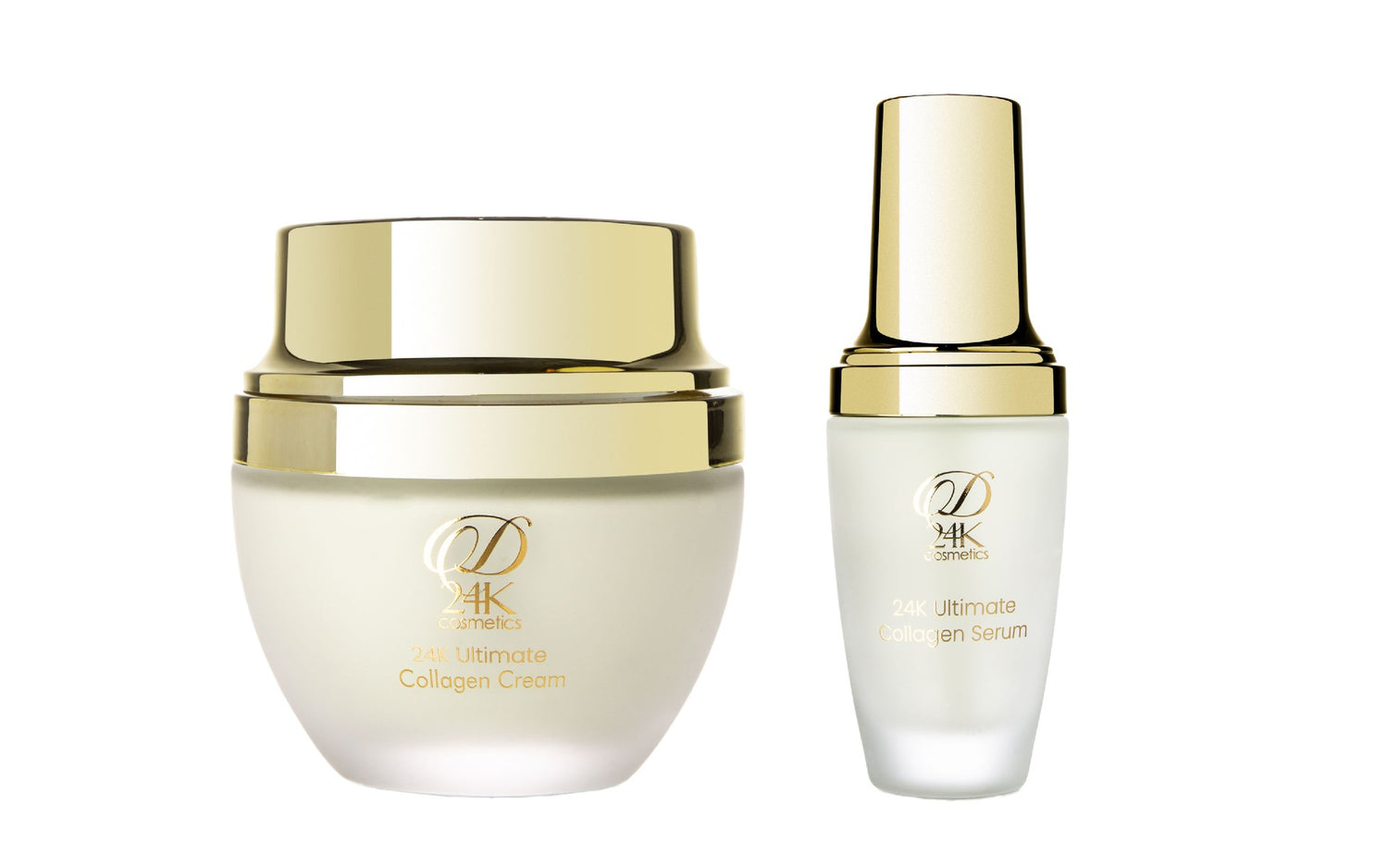 D24K Anti-Aging Collagen Set - Ultimate Collagen Cream + Serum