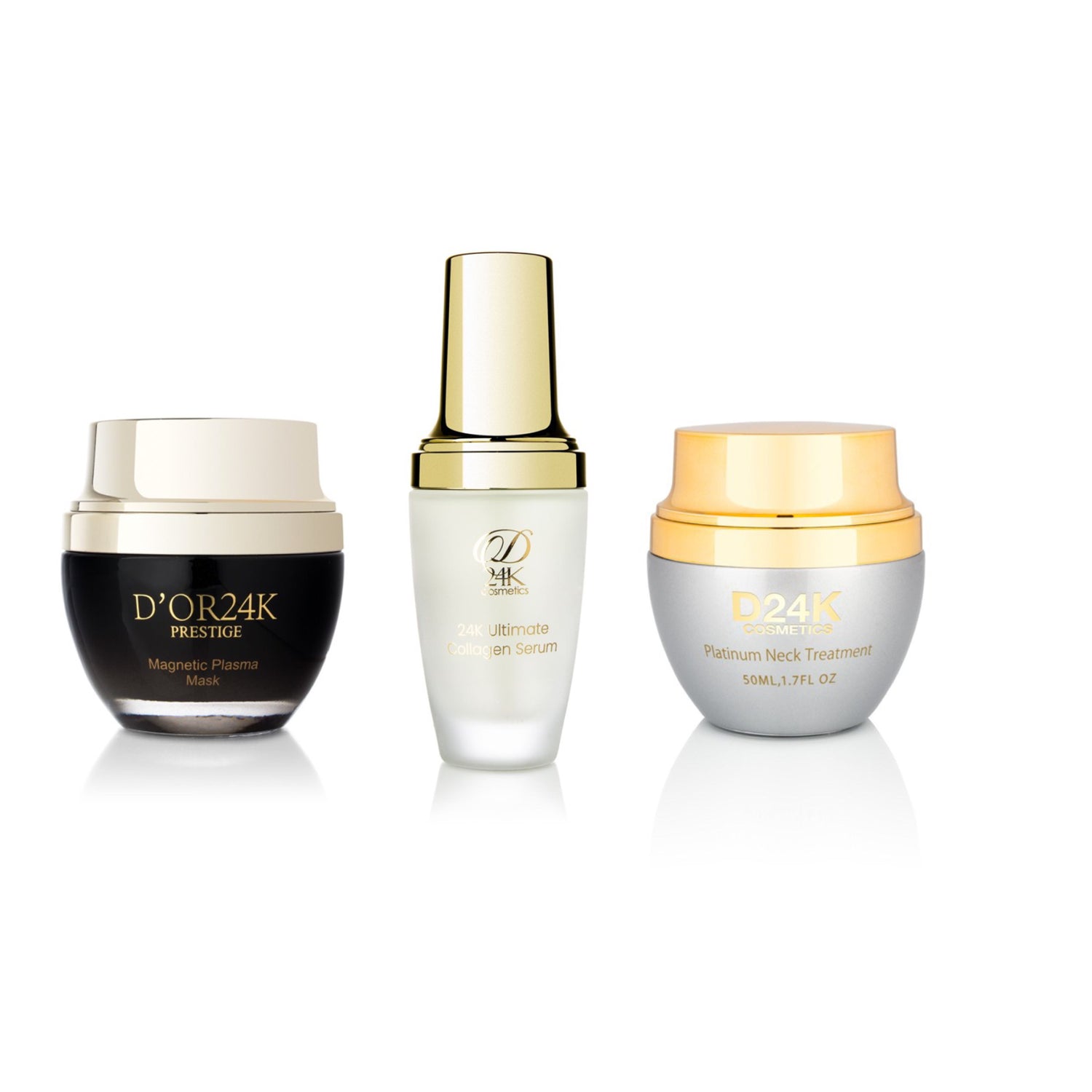 Collagen Boost - 24K Ultimate Collagen Serum + 24K DMAE Lifting Mask + Platinum Neck Treatment