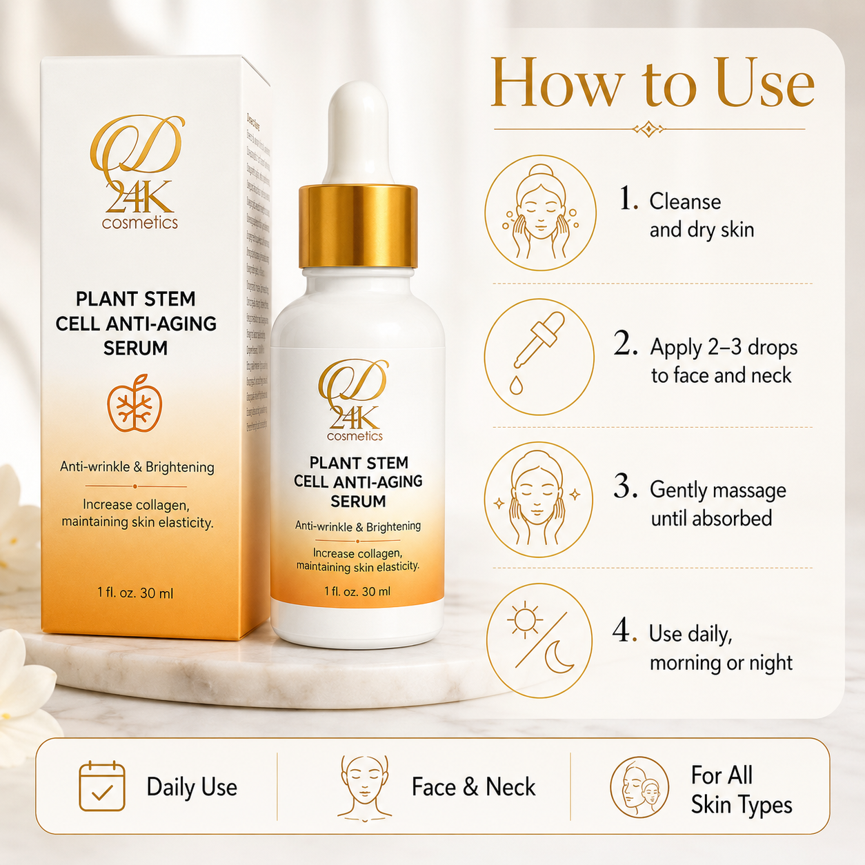 Plant Stem Cell Anti-Aging Serum