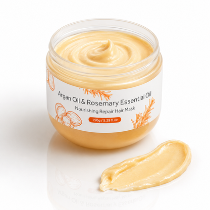 D24K Signature Argan Oil &amp; Rosemary Essential Oil Nourishing Repair Hair Mask