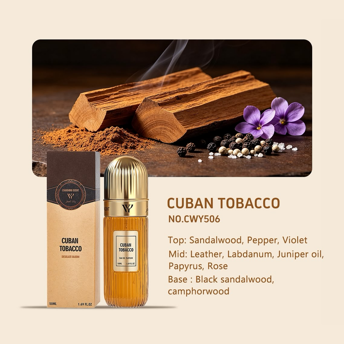 Charming Scent Cuban Tobacco Eau de Parfum