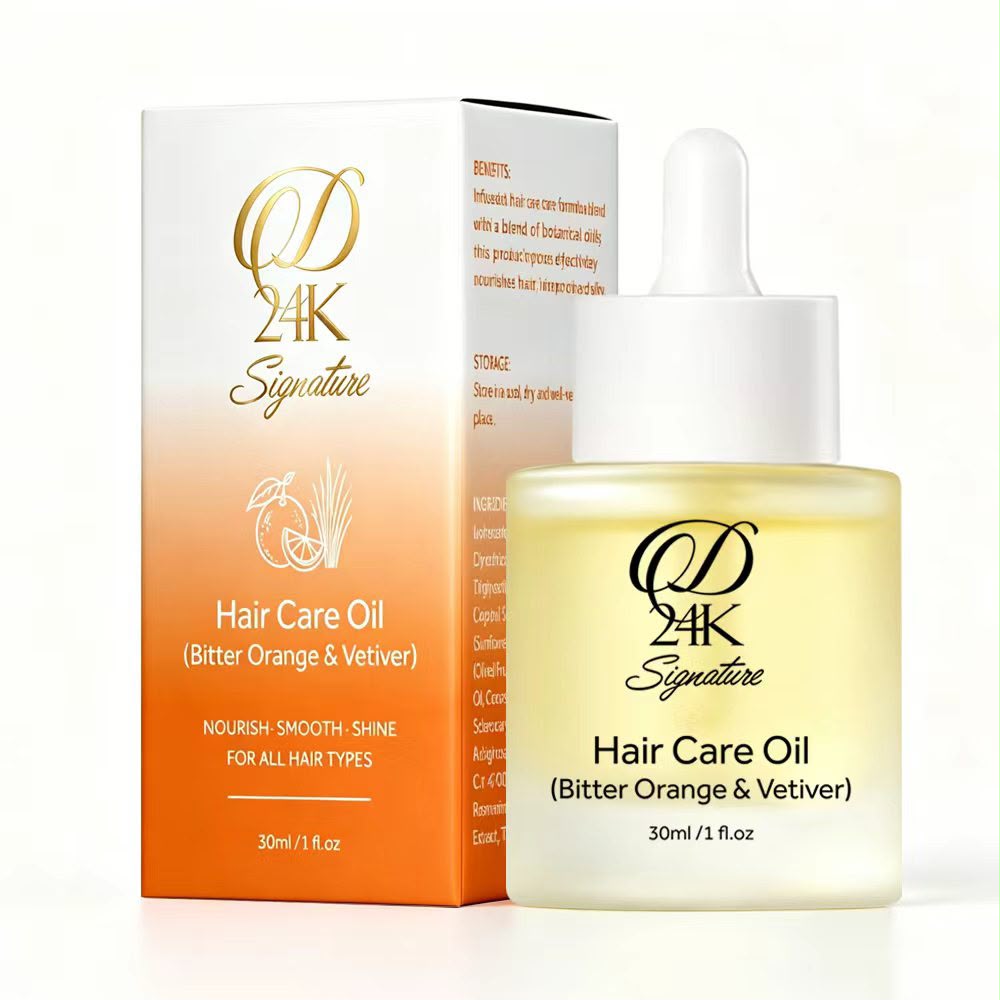 D24K Signature Hair Care Oil – Bitter Orange &amp; Vetiver | 30ml / 1 fl. oz.