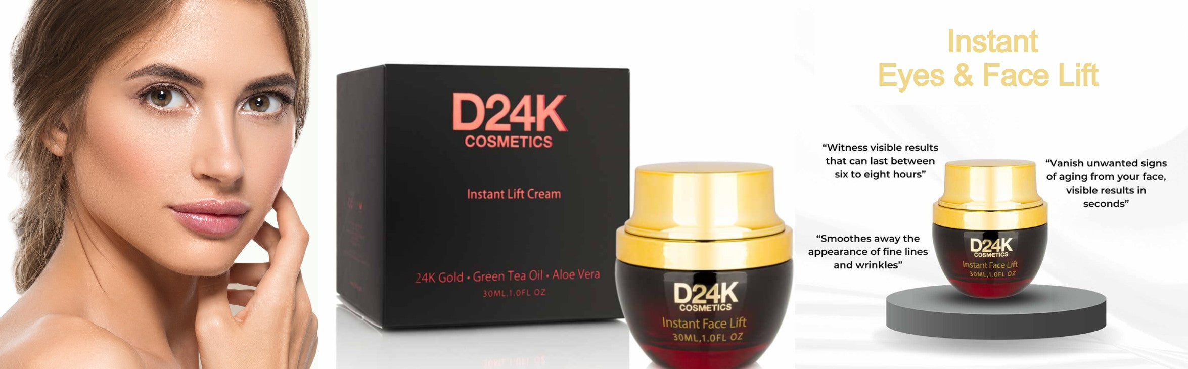 Store D24K LUXURY EYE SOLUTION TREATMENT