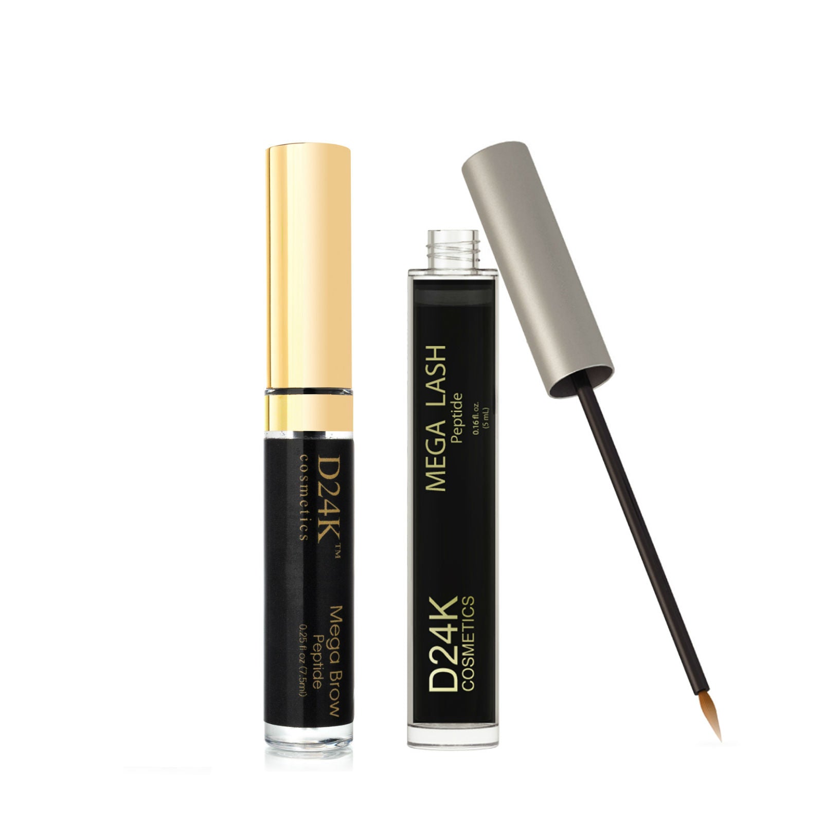 Your Best Brows and Lashes Duo:  Mega Lash Growth Peptide Treatment + Mega Brow Growth Peptide Treatment
